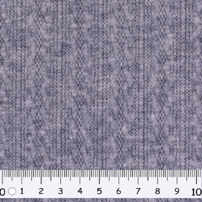 Strick | JACKY Zopfmuster | Jeansblau meliert